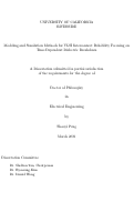 Cover page: Modeling and Simulation Methods for VLSI Interconnect Reliability Focusing on Time Dependent Dielectric Breakdown