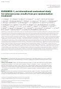 Cover page: EURAMOS-1, an international randomised study for osteosarcoma: results from pre-randomisation treatment †