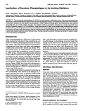 Cover page: Inactivation of secretory phospholipase A2 by ionizing radiation