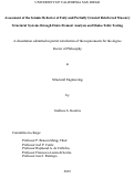 Cover page: Assessment of the Seismic Behavior of Fully and Partially Grouted Reinforced Masonry Structural Systems through Finite Element Analysis and Shake-Table Testing