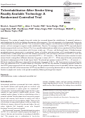 Cover page: Telerehabilitation After Stroke Using Readily Available Technology: A Randomized Controlled Trial