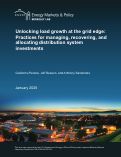 Cover page: Unlocking load growth at the grid edge: Practices for managing, recovering, and allocating distribution system investments