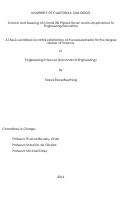 Cover page: Control and Steering of a Small 3D Printed Rover and its Applications to Engineering Education