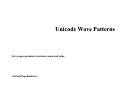 Cover page: Unicode Wave Patterns