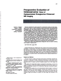 Cover page: Preoperative evaluation of osteosarcoma: value of gadopentetate dimeglumine-enhanced MR imaging.