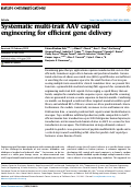 Cover page: Systematic multi-trait AAV capsid engineering for efficient gene delivery.