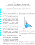 Cover page: Constraints on the merging of the transition lines at the tricritical point in a wing-structure phase diagram