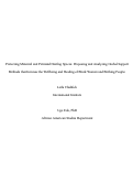 Cover page of Protecting Maternal and Perinatal Healing Spaces: Proposing and Analyzing Global Support Methods that Increase the Wellbeing and Healing of Black Women and Birthing People&nbsp;