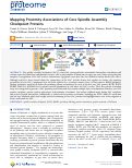 Cover page: Mapping Proximity Associations of Core Spindle Assembly Checkpoint Proteins