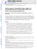 Cover page: Selective agonists of somatostatin receptor subtype 1 or 2 injected peripherally induce antihyperalgesic effect in two models of visceral hypersensitivity in mice