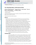 Cover page: Sex, Sleep Deprivation, and the Anxious Brain.