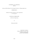 Cover page: Analog and Mixed-Signal Circuit Design for Internet of Things Applications