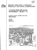 Cover page: A Consistent Model of Electroweak Data Including {ital Z yields b bar over b} and {ital Z yields c bar over c}