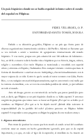 Cover page: Un país hispánico donde no se habla español: informe sobre el estado del español en Filipinas