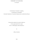 Cover page: Contributions to Scientific Computing and Mathematical Modelling: Stochastic Simulation, Constrained Optimization, and Infectious Disease