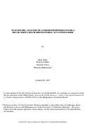 Cover page: An Economic Analysis of Auditor Independence for a Multi-Client, Multi-Service Public Accounting Firm