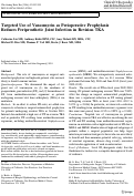 Cover page: Targeted Use of Vancomycin as Perioperative Prophylaxis Reduces Periprosthetic Joint Infection in Revision TKA