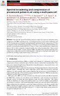 Cover page of Spectral broadening and compression of picosecond pulses in air using a multi-pass cell.