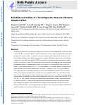 Cover page: Reliability and validity of a transdiagnostic measure of reward valuation effort.