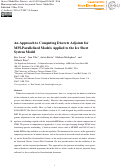 Cover page: An Approach to Computing Discrete Adjoints for MPI-Parallelized Models Applied to the Ice Sheet System Model