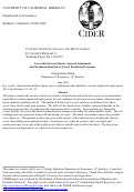 Cover page: Favorable External Shocks, Sectoral Adjustment and De-industrialization in Non-Oil Producing Economies