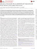 Cover page: Discovery of Structurally Diverse Small-Molecule Compounds with Broad Antiviral Activity against Enteroviruses.