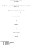 Cover page: Digital Reading vs. Paper Reading: Does Mind Wandering Mediate Comprehension Differences?