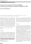 Cover page: Ectopic ureter associated with uterine didelphys and obstructed hemivagina: preoperative diagnosis by MRI.