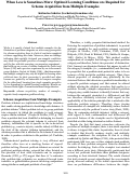 Cover page: When Less is Sometimes More: Optimal Learning Conditions are Required for Schema Acquisition from Multiple Examples