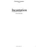 Cover page: Incantation