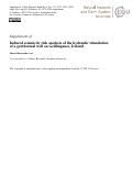 Cover page: Supplementary material to "Induced seismicity risk analysis of the hydraulic stimulation of a geothermal well on Geldinganes, Iceland"