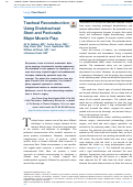 Cover page: Tracheal Reconstruction Using Endotracheal Stent and Pectoralis Major Muscle Flap.