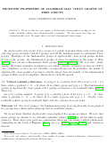 Cover page: Profinite properties of algebraically clean graphs of free groups