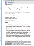 Cover page: Interictal epileptiform discharges contribute to word-finding difficulty in epilepsy through multiple cognitive mechanisms.