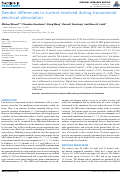 Cover page: Gender Differences in Current Received during Transcranial Electrical Stimulation