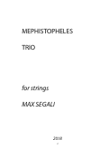 Cover page: Mephistopheles Trio