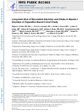 Cover page: Long-term risk of myocardial infarction and stroke in bipolar I disorder: A population-based Cohort Study