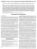 Cover page: Scalable Contour Tree Computation by Data Parallel Peak Pruning