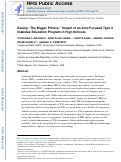 Cover page: Seeing “The Bigger Picture:” Impact of an Arts-Focused Type 2 Diabetes Education Program in High Schools