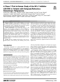 Cover page: A Phase 1 First-in-Human Study of the MCL-1 Inhibitor AZD5991 in Patients with Relapsed/Refractory Hematologic Malignancies.