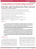 Cover page: A four gene signature of chromosome instability (CIN4) predicts for benefit from taxanes in the NCIC-CTG MA21 clinical trial