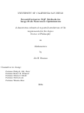 Cover page: Second-Derivative SQP Methods for Large-Scale Nonconvex Optimization