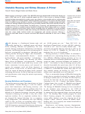 Cover page: Unstable Housing and Kidney Disease: A Primer