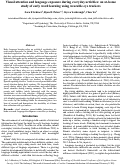 Cover page: Visual attention and language exposure during everyday activities: an at-home study of early word learning using wearable eye trackers