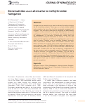 Cover page: Bionematicides as an alternative to methyl bromide fumigation