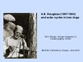 Cover page: A. E. Douglass (1867 - 1962) and Solar Cycles in Tree Rings