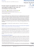 Cover page: Protein-based nanoplatform for detection of tumorigenic polyps in the colon via noninvasive mucosal routes