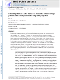 Cover page: Extending the Lee-Carter Method to Model the Rotation of Age Patterns of Mortality Decline for Long-Term Projections