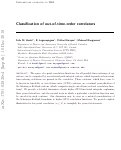 Cover page: Classification of out-of-time-order correlators