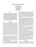 Cover page: Predicating Nominal Compounds